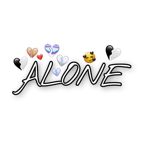 Alone Sad Aesthetic Alonesad Alonetext Sticker By Eloedit