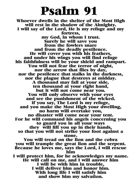 Psalm 91 Nkjv Holy Bible Verse Of The Day