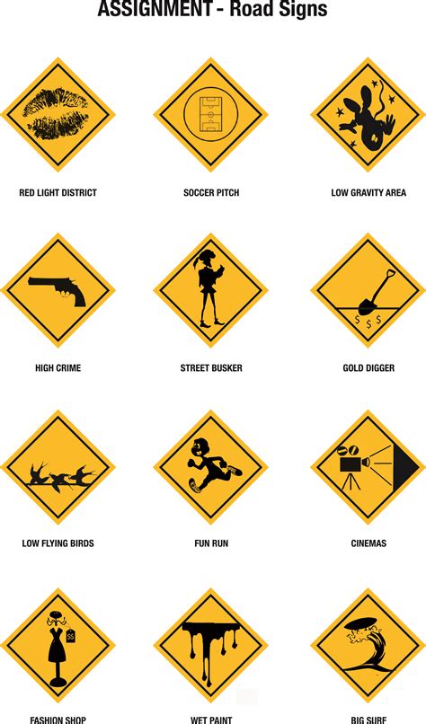 Road Signs And Symbols Clipart Best
