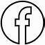 Circle Outline Facebook Logo Icon  IconOrbitcom