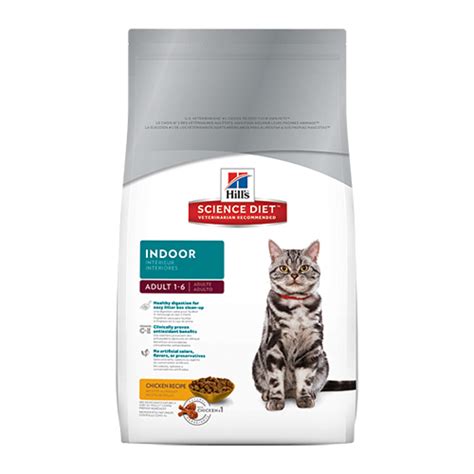 Find helpful customer reviews and review ratings for hill's science diet dry cat food, kitten, indoor, chicken recipe, 7 lb at amazon.com. Hills Science Diet Adult Indoor Dry Cat Food - $43.70
