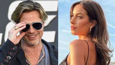 Brad Pitt Ladylove Ines De Ramon Glows In Love As She Shows Off ‘b