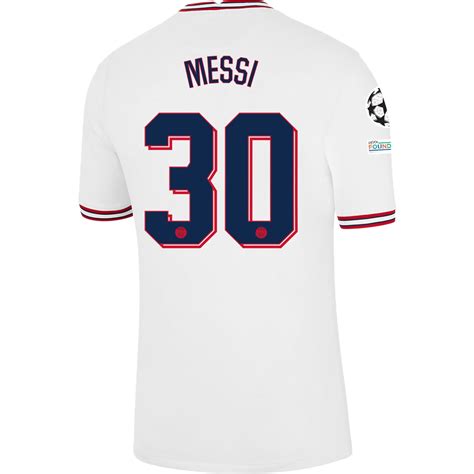 Messi 30 Paris SaintGermain (PSG) 21/22 Fourth Jersey by Nike