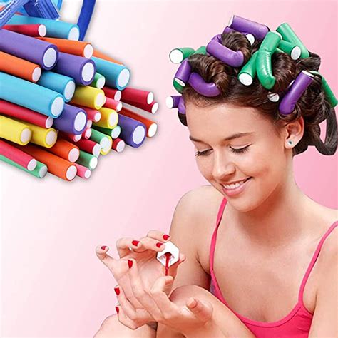 Sister Hair Flexi Rods Pack Of 20 Curlers Flexible Rods Set