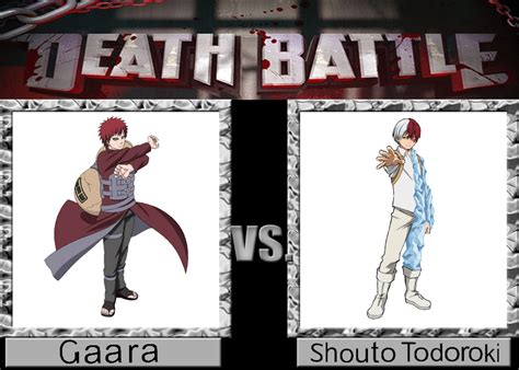 Death Battle Gaara Vs Shouto Todoroki By Ryokia96 On Deviantart
