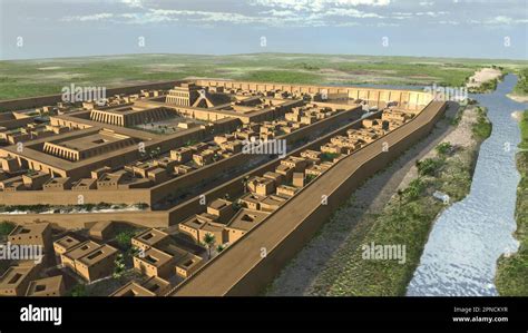 The Ancient Sumerian City Of Ur Stock Photo Alamy