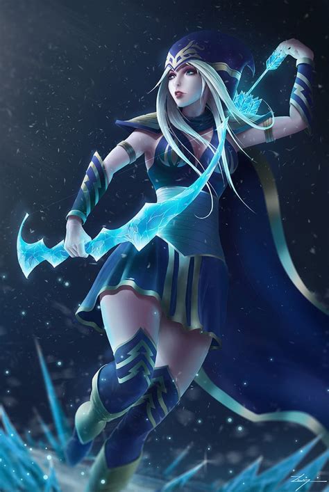 Ashe The Frost Archer Champions League Of Legends Lol League Of