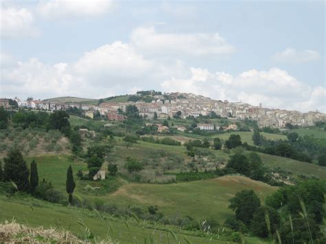 the beautiful hill town of casacalenda in the provincce of campobasso in the molise region of