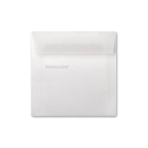 Translucent Envelopes 65 Square Envelopes Clear