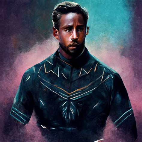 Prompthunt Ryan Gosling As Black Panther