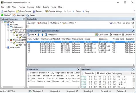 It allows you to capture network traffic, view and analyze it. 4 Free Network Packet Sniffer Software For Windows 10