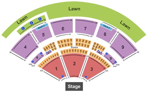 Isleta Amphitheater Seating Chart And Maps Albuquerque