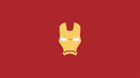 Iron Man Mask Minimal Wallpaperhd Logo Wallpapers4k Wallpapersimages