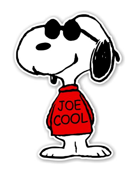 Snoopy Joe Cool Precision Cut Decal Sticker