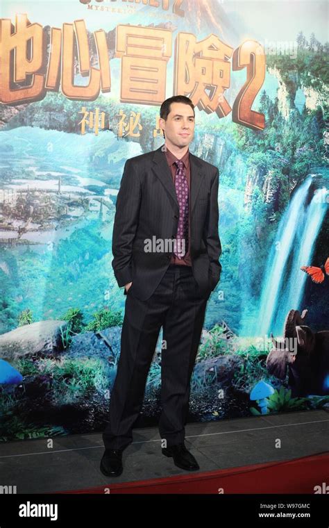 Canadian Born Film Director Brad Peyton Poses During A Premiere