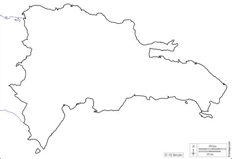 República Dominicana Mapa gratuito mapa mudo gratuito mapa en blanco gratuito plantilla de