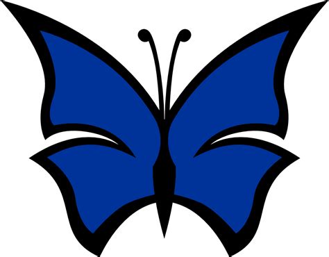 Blue Butterfly Images Clip Art Mylouistomlinsonfanfiction