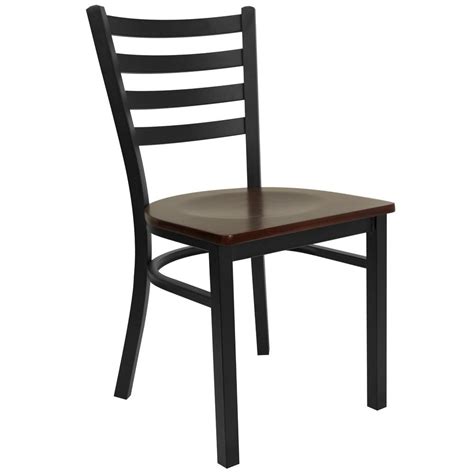 Also some of the wood chairs i like have a higher back and not. AmeriHome Black Metal and Wood Dining Chair (Set of 4 ...