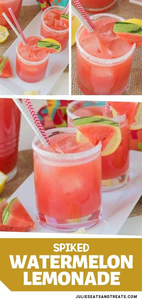 Refreshing Spiked Watermelon Lemonade Recipe For Summer Drinks Is