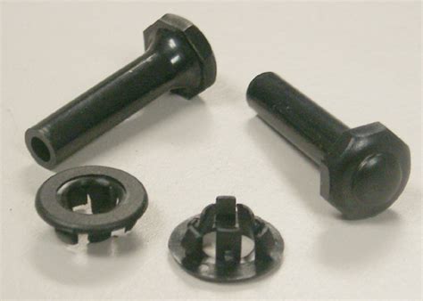 1973 1979 Ford Bronco And F Series Truck Black Door Lock Knobs Pair