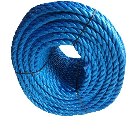 Timko Ltd Polypropylene Rope 24mm Dia Blue X 220m Coil 3 Strand