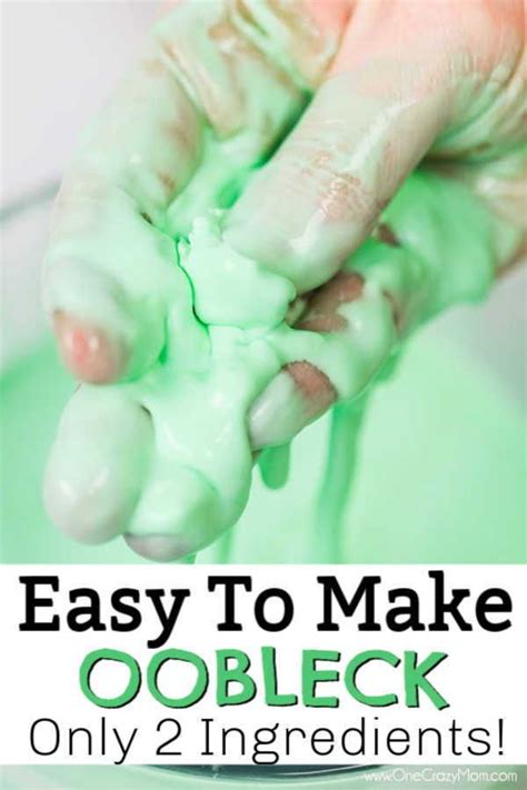 How To Make Oobleck 2 Ingredient Oobleck Recipe How To Make Oobleck