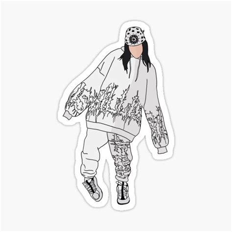 Unique billie eilish stickers designed and sold by artists. Billie Eilish Stickers | Redbubble in 2020 | Cute laptop ...