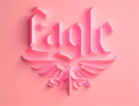 3d Eagle Logo By Fraser Davidson On Dribbble