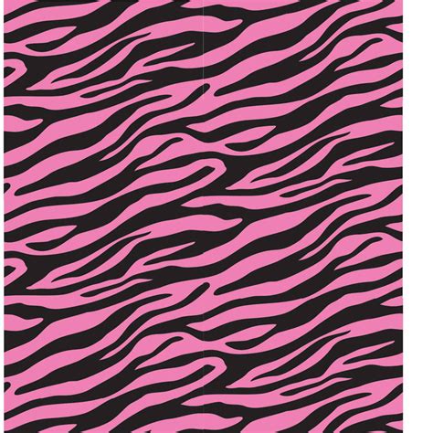 Pink Zebra Print Wrapping Paper