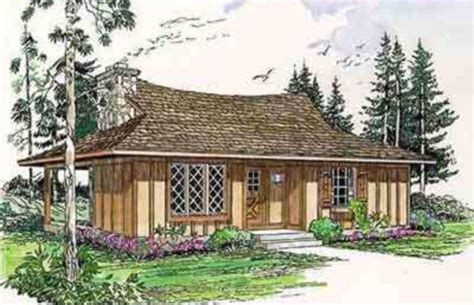 This Cottage Design Floor Plan Is 700 Sq Ft And Has 2 Bedrooms And Has