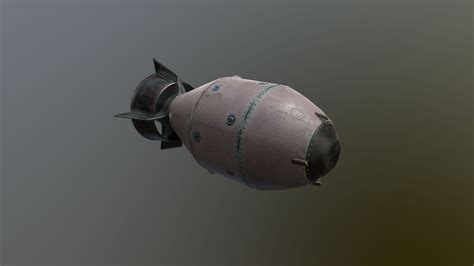 Ядерная бомба 3d Модель 9 Unknown 3ds Fbx Max Obj Free3d