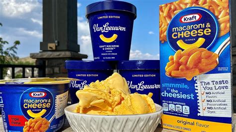 Kraft Macaroni And Cheese Ice Cream Review Youtube