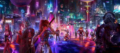 Cyberpunk City Of Shadow 4k Wallpaperhd Artist Wallpapers4k