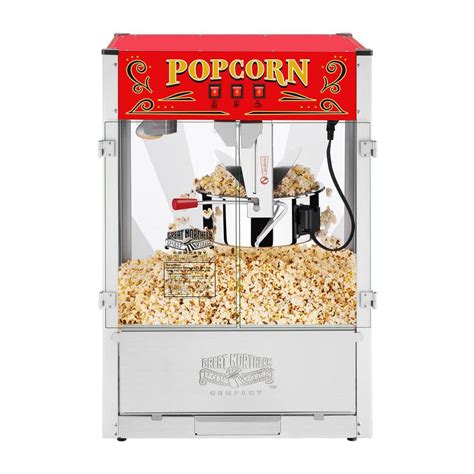 Great Northern Commercial Midway Marvel 16 Oz Silver Popcorn Machine