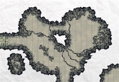 The Cave Room Builder Demo A Free Battle Map For Dandd Dungeons