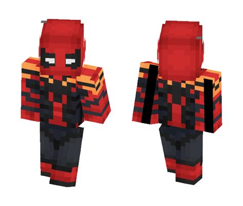 Download Iron Spider Spiderman Homecoming Minecraft Skin For Free