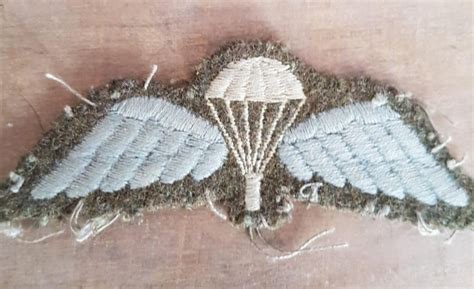Past Glories Militaria British Parachute Regiment Sleeve Wings Ww2