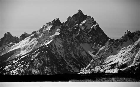 Mountains Landscape Bw Black White Wallpapers Hd Desktop And