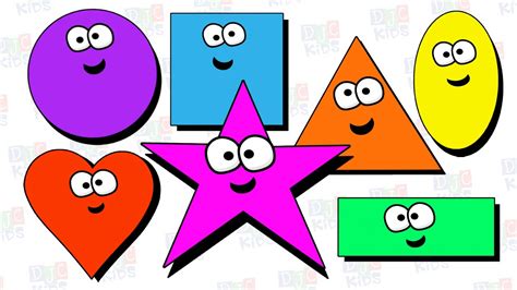 A Fun Simple Childrens Video To Learn Shape Names For Preschool