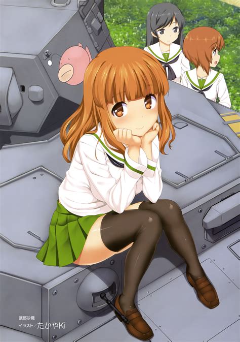 Nishizumi Miho Takebe Saori And Isuzu Hana Girls Und Panzer Drawn