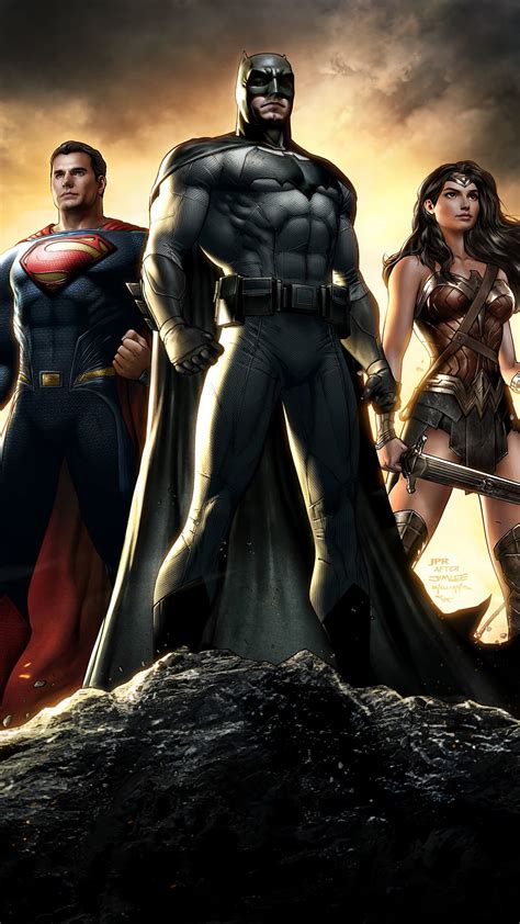 1080x1920 1080x1920 Batman Superman Wonder Woman Hd Superheroes