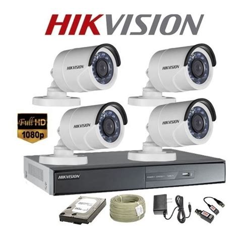 Cámaras De Seguridad Kit Cctv Hikvision 1080p Dvr 8ch 4cam Colsecurity