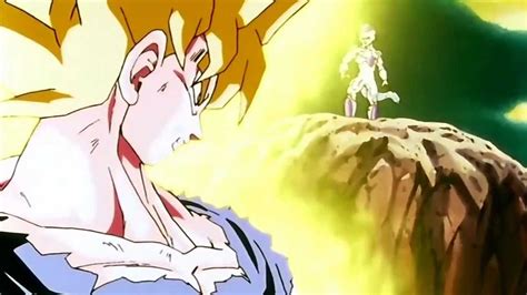 Gokus First Super Saiyan Transformation Youtube