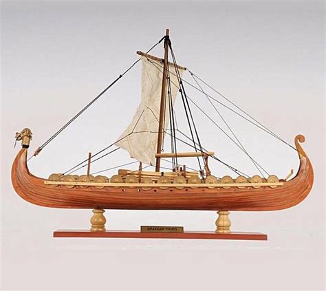Generic 15inch Viking Drakkar Dragon Sailboat Unassembled Wooden Boat