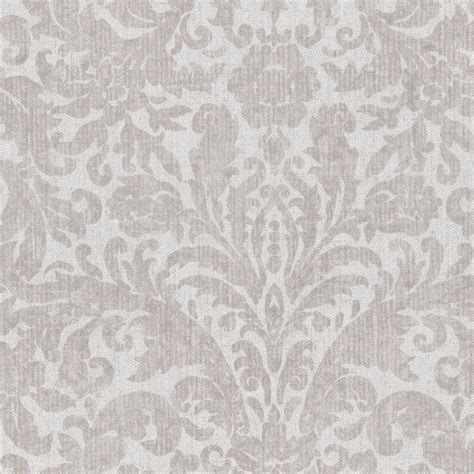 Brewster Twill Damask Wallpaper Silver Damask Wallpaper Modern