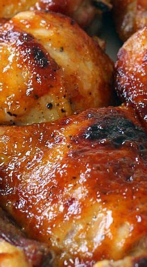 Coat the top of the chicken with barbecue sauce using a. Two Ingredient Crispy Oven Baked BBQ Chicken | Recipe ...