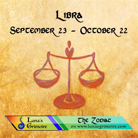 Libra September 23 October 22 Lunas Grimoire