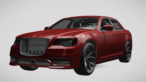 Chrysler 300 Srt Lx2 2018 Buy Royalty Free 3d Model By Creator 3d