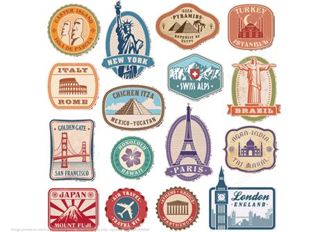 Check spelling or type a new query. Printable Vintage Travel Stickers | Free Printable ...