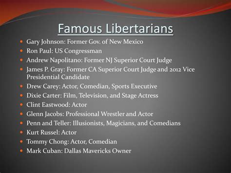 Ppt Libertarian Party Powerpoint Presentation Free Download Id2736784